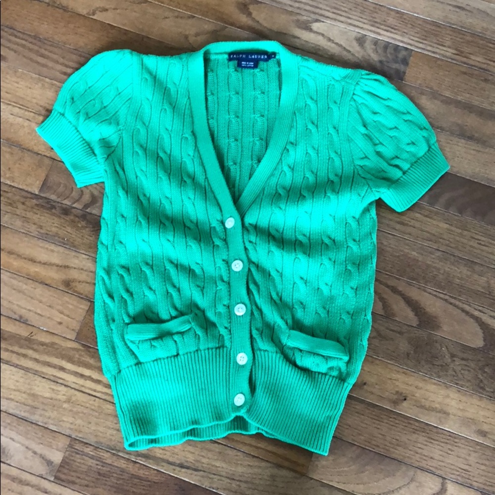Ralph Lauren Green Sweater - Size M